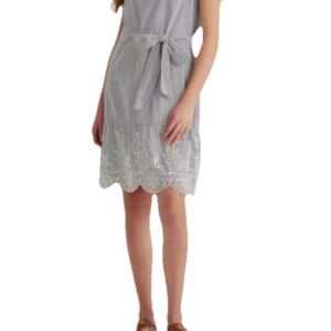 Lauren Ralph Lauren Black Label Eyelet Lace Embroidery Midi Dress 14